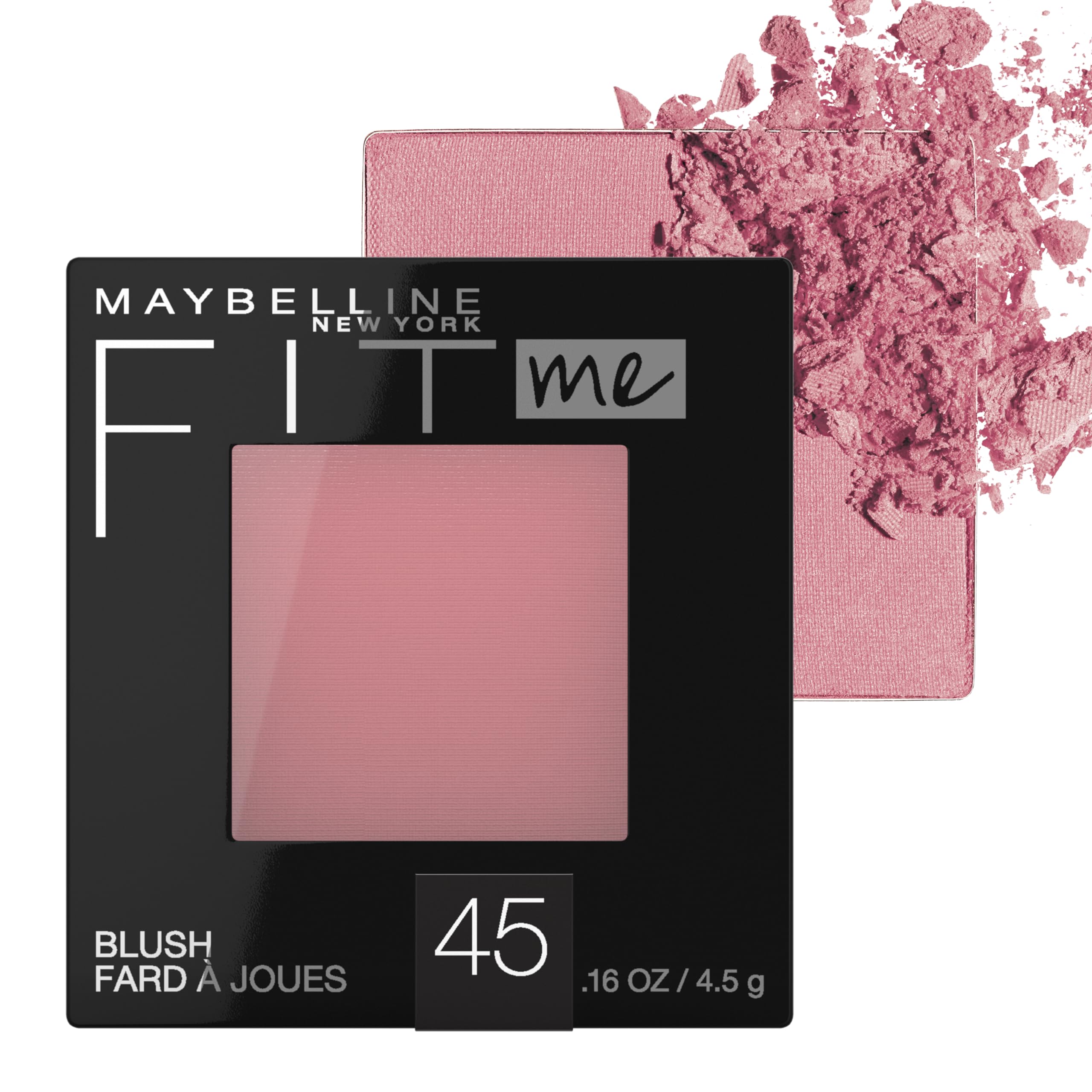 Maybelline Fit Me Blush, Lightweight, Smooth, Blendable, Long-lasting All-Day Face Enhancing Makeup Color, Pink, 1 Count